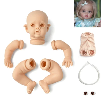 RSG Reborn Baby Doll 12 Cm Gyvas Naujagimis Flo Mini Elf Vinilo Unpainted Nebaigtų Lėlės Dalys 