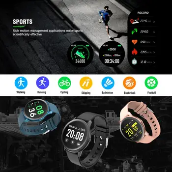 Kospet Magic Smart Watch vyrų Apyrankės BT4.0 Fitneso, Širdies ritmas, Kraujo Spaudimas, Deguonies Miego Stebėti Sporto Vandeniui žiūrėti 40DC27
