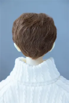 BJD doll perukai imitacija moheros už 1/3 1/4 1/6 BJD DD SD MSD YOSD lėlės vielos trumpų plaukų perukai lėlės priedai