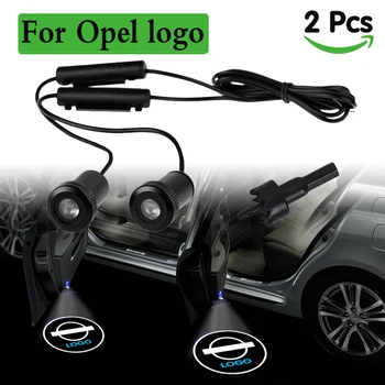 2 Vnt Automobilių Logotipą Lazerinis Projektorius Led Durų Apšvietimas Opel Mandagumo Sveiki Lempa Žemės Projekcijos, Apšvietimas Opel Astra, Insignia