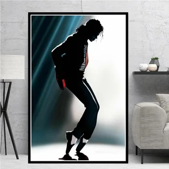 Plakatas Spaudinių Michael Jackson Rock, Pop Muzikos Legenda Star Aliejaus Tapybai, Drobė Sienos Menas Nuotraukas Kambarį Namo Apdaila
