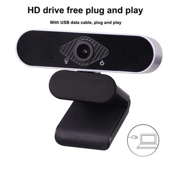 HD 1080P USB Nešiojamas Kamera, Built-in Mikrofono Mini Kamera, Fotoaparatas, Kompiuteris, Logitech Web Cam Live Transliacijos Vaizdo Interneto Skambina