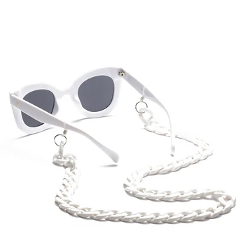 Peekaboo balta juoda skaitymo akiniai, grandinės mados 2019 VNT moterų karoliai laidą akiniai, saulės akiniai priedai moteris