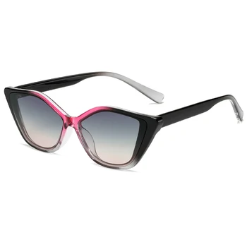 Nauja Mada Moterims, Cat Eye Akiniai nuo saulės Prekės ženklo Dizainas Lady Cateye UV400 akiniai Prabanga Sunglass Atspalvių Oculos de sol