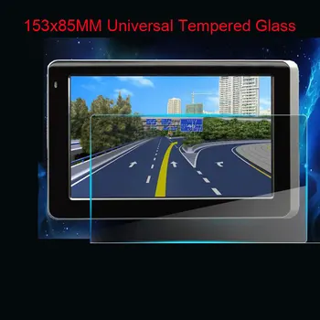153*85mm Stiklo LCD Apsaugas 7 colių Irulu BDF WeCooL tablet Automobilių GPS PDA MP4 Video DVD 9H Grūdintas Stiklas Screen Protector