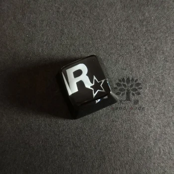 1pc vadovas dervos pagrindiniai bžūp Rockstar games PS mechaninė klaviatūra keycaps už MX jungikliai R4 aukštis