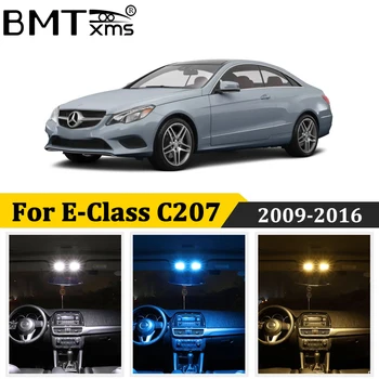 BMTxms 14x Automobilį, LED Interjero Šviesos Canbus Mercedes E klasės C207 W207 Coupe E200 E220 E250 E260 E300 E320 E350 E400 E500 E550