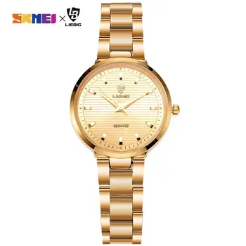 2020 Prabanga Moterų Watch Laikrodis Ponios Kvarciniai Laikrodžiai Laikrodis 30M atsparus Vandeniui Moterų Laikrodis Relogio Feminino Montre Femme L1012