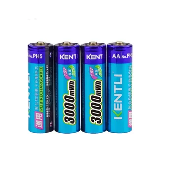 KENTLI 32pcs/daug Stabilios įtampos 3000mWh aa baterijos 1,5 V įkrovimo baterija polimero ličio li-ion baterijos vaizdo kameros ir t.t