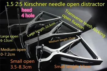 Medicinos, ortopedijos priemonė 1.5 2.5 Kirschner pin atidarytuvas, Čiurnos, Kelio sąnario Kirschner adata distractor vielos Susitraukimo pincetai