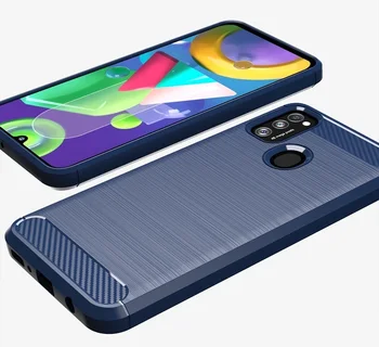 Mėlyna Anglies atveju, Samsung Galaxy M21, anglies serija nuo caseport