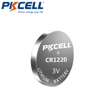 50Pcs PKCELL 3V Ličio Baterija CR1220 DL1220 LM1220 ECR1220 1220 Mygtuką Monetos Elementų Baterijų