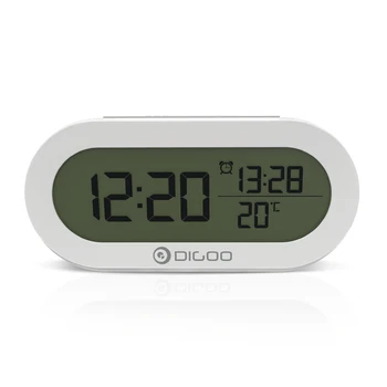 DIGOO DG-AN0471 Skaitmeninis Laikrodis-Žadintuvas Temperatūros Ekranas su Atidėjimo Funkciją Išjungti Darbalaukio Elektroninių Bcaklight Stalo Laikrodžiai
