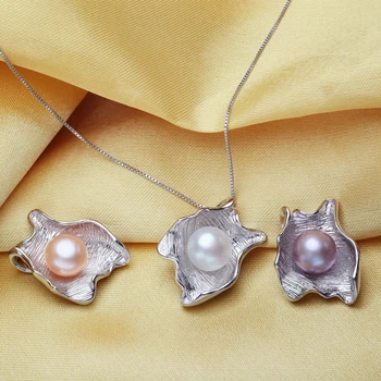 FENASY Natūralių Gėlavandenių Perlų Bohemijos Black Pearl Juvelyrika Bijoux Moterų Moterų Perlų Karoliai Pakabukas Fine Jewelry Didelis Dydis