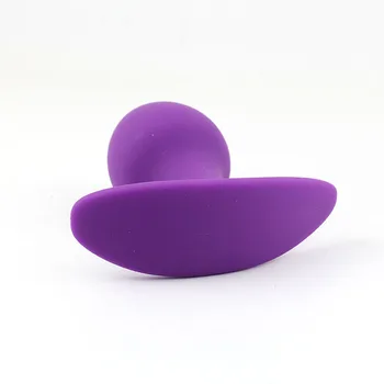BEEGER medicininio Silikono Analinis Kaištis Kieme Dangos Sekso Žaislas Suaugusiųjų Produkto Violetinė Vienas dydis