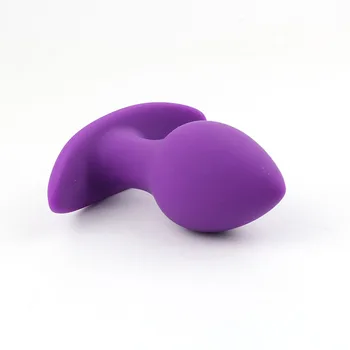 BEEGER medicininio Silikono Analinis Kaištis Kieme Dangos Sekso Žaislas Suaugusiųjų Produkto Violetinė Vienas dydis