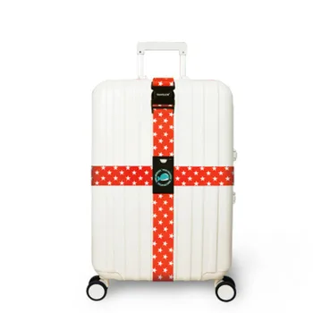 LIEPOS DAINA Bagažo Dirželis Kryžiaus Diržo Pakavimo Reguliuojamas Kelionės Suitcaseband Nailono Lagaminą Su Kelionių Priedai