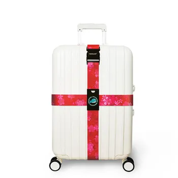 LIEPOS DAINA Bagažo Dirželis Kryžiaus Diržo Pakavimo Reguliuojamas Kelionės Suitcaseband Nailono Lagaminą Su Kelionių Priedai