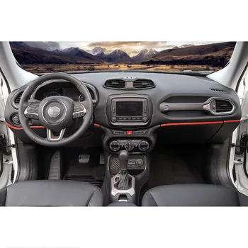 Sansour ABS 4 Vnt Automobilių Vidaus reikalų Centrinės Kontrolės Atgal galiniu langu Apdailos Lipdukai 