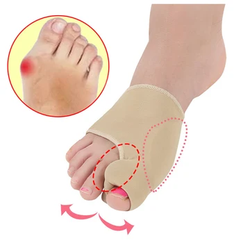 1Pair Guz Kojų Separatorius Hallux Valgus Kojų tiesinimo priemonė Pedikiūro Įtvaras Pėdos Įrankiai Guz Korektorius Ortopedijos Reguliatorius