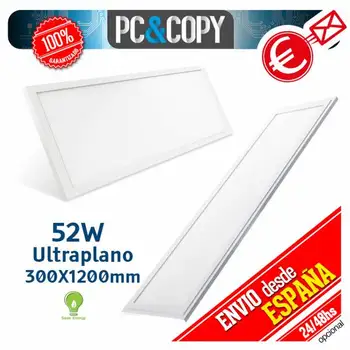 LED Panel 52W 30x120 4680lm ultra-plonas baltos šviesos embedded 300x1200