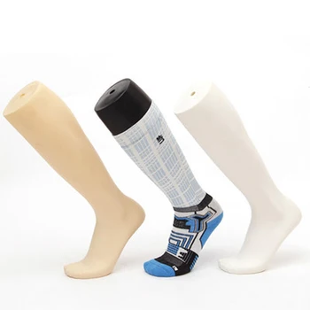 Naujas Liglamorous 1Pc Vyrų Manekeno Kojų Plastiko Stovas Kojinės Futbolo Kojinės Batai Manekeno Liemens Vyrų Black Aišku Pirštas kaire Koja Modelis