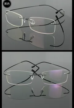 2019 Nekilnojamojo Gafas Lentes Opticos Mujer Stiklines Karšto Pardavimo Prekės Titano Taškus Ultra Light 2g Skaitymo Akiniai Rėmeliai Minus