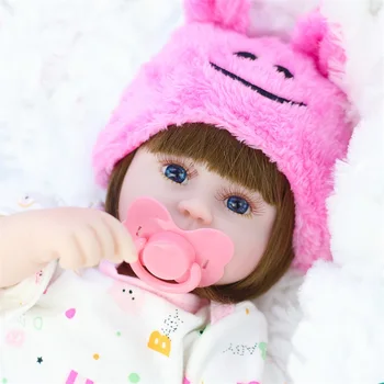 42CM Realus Rankų darbo Naujagimių Lėlės Reborn Baby Doll Su Princess Pink Drabužius Kūdikiui Žavinga Tikroviška Vaikiška Lėlė Žaislas Vaikas