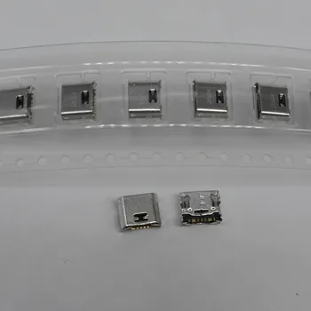 100vnt/daug, Originalus nauji micro USB įkrovimo įkroviklio jungtis, skirta Samsung Galaxy Tab T280 T285 T580 T585 prievado prijunkite dock
