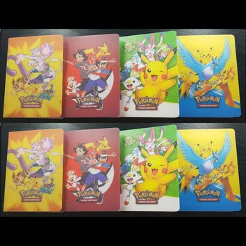 80Pcs Turėtojas Albumų Kolekcijos Pokemones Kortelių Albumas, Knyga Viršaus Pakraunama Sąrašą, Žaislai, Dovanos Vaikams, Klasikinis Kortų Žaislų Kolekcija Knygų