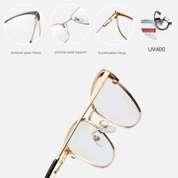 Katės akies skaidrūs akiniai moterų 2020 naujas metalinio rėmo TR90 optikos mados, skaidraus lęšio Optinė Kompiuterio Recepto Akiniai