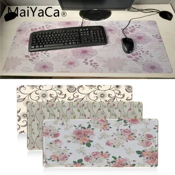 Maiyaca Naujas Dizainas gėlių fone Anti-Slip Patvarus Gumos Computermats patvarus biuro aksesuaras ir dovanų žaidimų pelės mygtukai