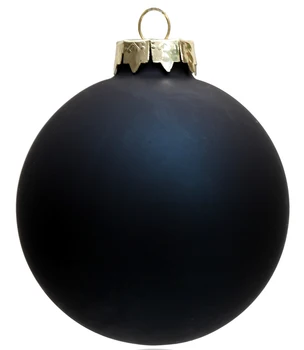Skatinimas - 5VNT/PAK, Namų Atveju Šalis Kalėdos, Kalėdos Apdailos Ornamentu 80mm Dažytos Tamsiai Mėlyno Stiklo Menkniekis Kamuolys - Matinis