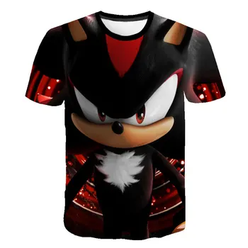 2020 Mielas Sonic Marškinėliai Vaikams Drabužių Vasaros trumpomis Rankovėmis, Sonic The Hedgehog, t-marškinėliai Berniukams, Streetwear Paauglių Stalviršiai, Vaikų Drabužiai