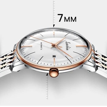 Mens Watch Top Brand Prabangus Diržas Žiūrėti Vyrų Automatinis Mechaninis Laikrodis Verslo Paprastas Laikrodis Vyrų Laikrodžiai relogio Naujas 2020 m.