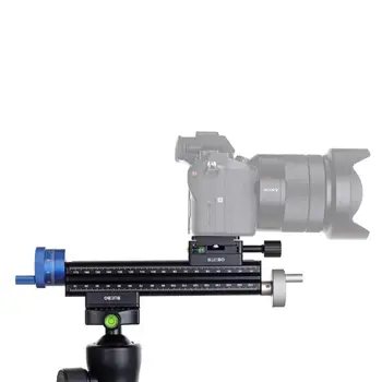 Tikslumas 0.01 mm Staliuko Makro Fokusavimo dviaukštis Geležinkelių Slankiklį Trikojo galva canon nikon sony Vabzdžių star fotografavimo