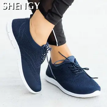 2020 M. Moteris Sneaker Platforma Batai Moteriška Originali Mesh Bateliai Pėsčiomis Butas Sandalai Moterims, Kvėpuojantis Komfortą Batai Dropship