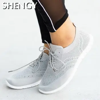 2020 M. Moteris Sneaker Platforma Batai Moteriška Originali Mesh Bateliai Pėsčiomis Butas Sandalai Moterims, Kvėpuojantis Komfortą Batai Dropship