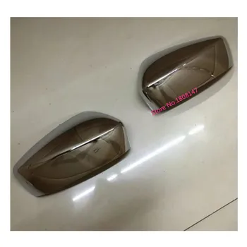 Už Mazda 2 Demio 2016 2017 2018 2019 Automobilių Kėbulo išoriniai galinio vaizdo Šoniniai Veidrodėliai Padengti Apdailos Rėmelis Žibinto Dalių Liejimo 2vnt