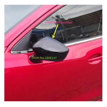 Už Mazda 2 Demio 2016 2017 2018 2019 Automobilių Kėbulo išoriniai galinio vaizdo Šoniniai Veidrodėliai Padengti Apdailos Rėmelis Žibinto Dalių Liejimo 2vnt