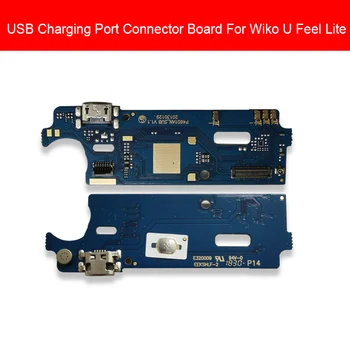 Karšto Pardavimo USB jungtį Mikrofonas PCB Jungtis Uosto Jack Valdybos Wiko U Jaustis UFeel Lite UFeelLite Usb Įkrovimo Jungtį