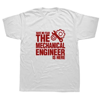 Nebijok Mechaninė Inžinierius Čia T Juokingi Marškinėliai T-shirt Mens Drabužių trumpomis Rankovėmis Viršūnes Camisetas