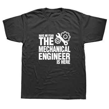 Nebijok Mechaninė Inžinierius Čia T Juokingi Marškinėliai T-shirt Mens Drabužių trumpomis Rankovėmis Viršūnes Camisetas