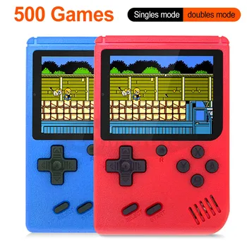 Įkrovimo 500: 1 Vaizdo Delninis Žaidimų Konsolės Retro Žaidimas Mini Nešiojamą Grotuvą Vaikams Built-in 500 Žaidimai