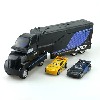 Disney Pixar Automobilių 27 Stilių Mack Sunkvežimių +Mažų Automobilių McQueen Jackson Audra 1:55 Diecast Metalo Lydinio Ir Plastiko Modle Automobilių Žaislai Dovana