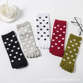Penkios poros kojinių moterų artimųjų vamzdžio penkis pirštus moterų kojinės žiemai medvilnės versija absorbcijos prakaito kvėpuojantis a