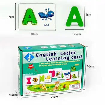 Kūdikių Ankstyvojo Ugdymo Puzzle Dėlionės Vaikų Pažinimo Mokymo priemonių Vaikams Atpažinti, Rašyti Laiškus Atitikimo Puzzle
