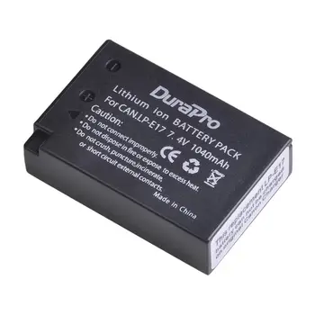 DuraPro 1040mAh 7.4 V LP-E17 LP E17 Fotoaparato Baterija + LCD USB Kroviklis skirtas Canon EOS Rebel T6i 750D T6s 760D M3 8000D Kiss X8i