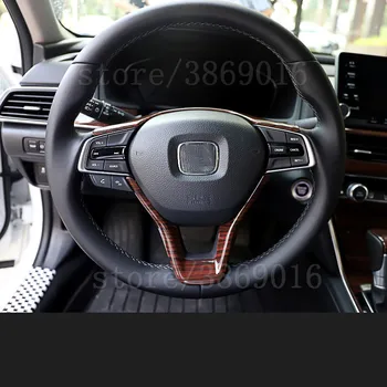 ABS Chrome Vairas Rėmo Apdaila Blizgančiais Lipdukas interjero formavimo Apima Honda Accord 10 Reikmenys, Automobilių stilius