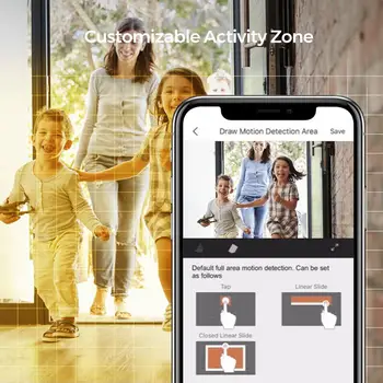 EZVIZ Saugumo Kameros 720p 1080p Patalpų WiFi Smart Home Judesio Aptikimo Dviejų krypčių Garso 40ft Naktinio Matymo 2.4 GHz C1HC